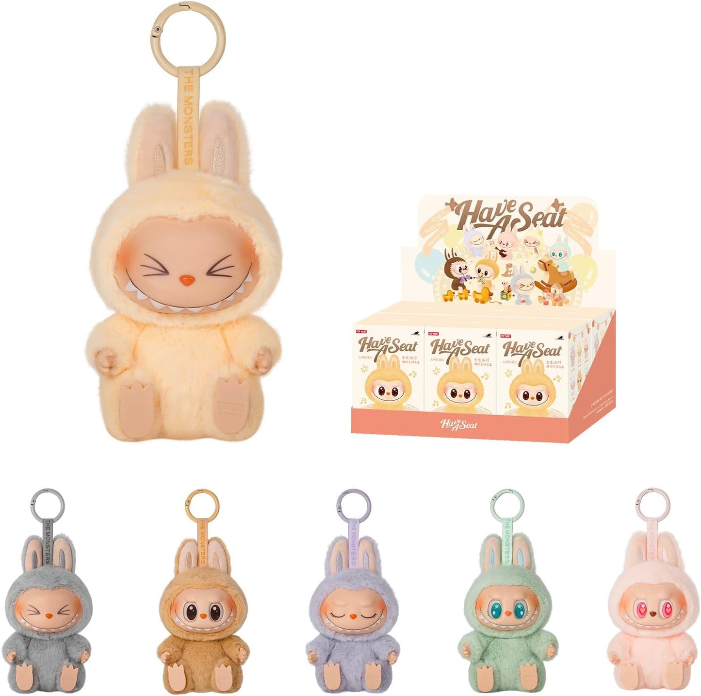 Monsters Vinyl Plush Blind Box Collectible Figures - Randomly Designed Action Figures for Home Decor, Perfect for Holiday and Birthday Gifts, Individually Boxed