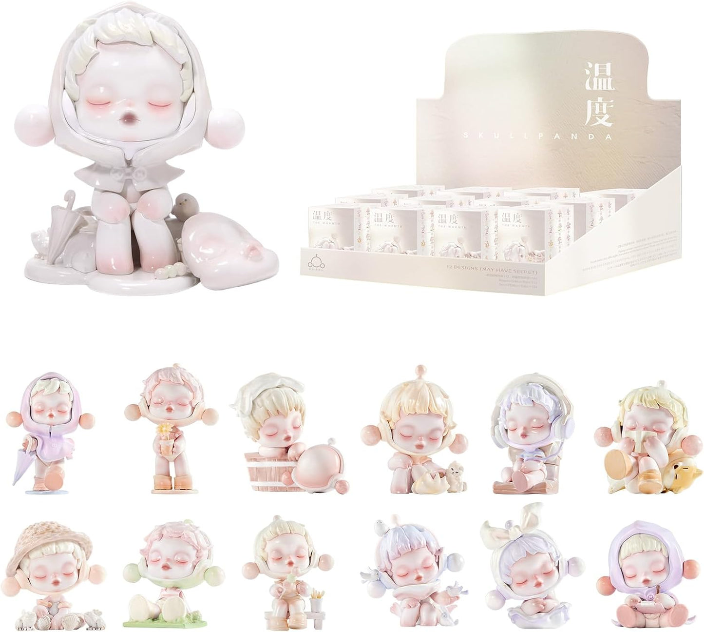 Discover the SKULLPANDA Warmth Series: Blind Box Collectible Action Figures – Perfect Gift for Kids and Home Decor