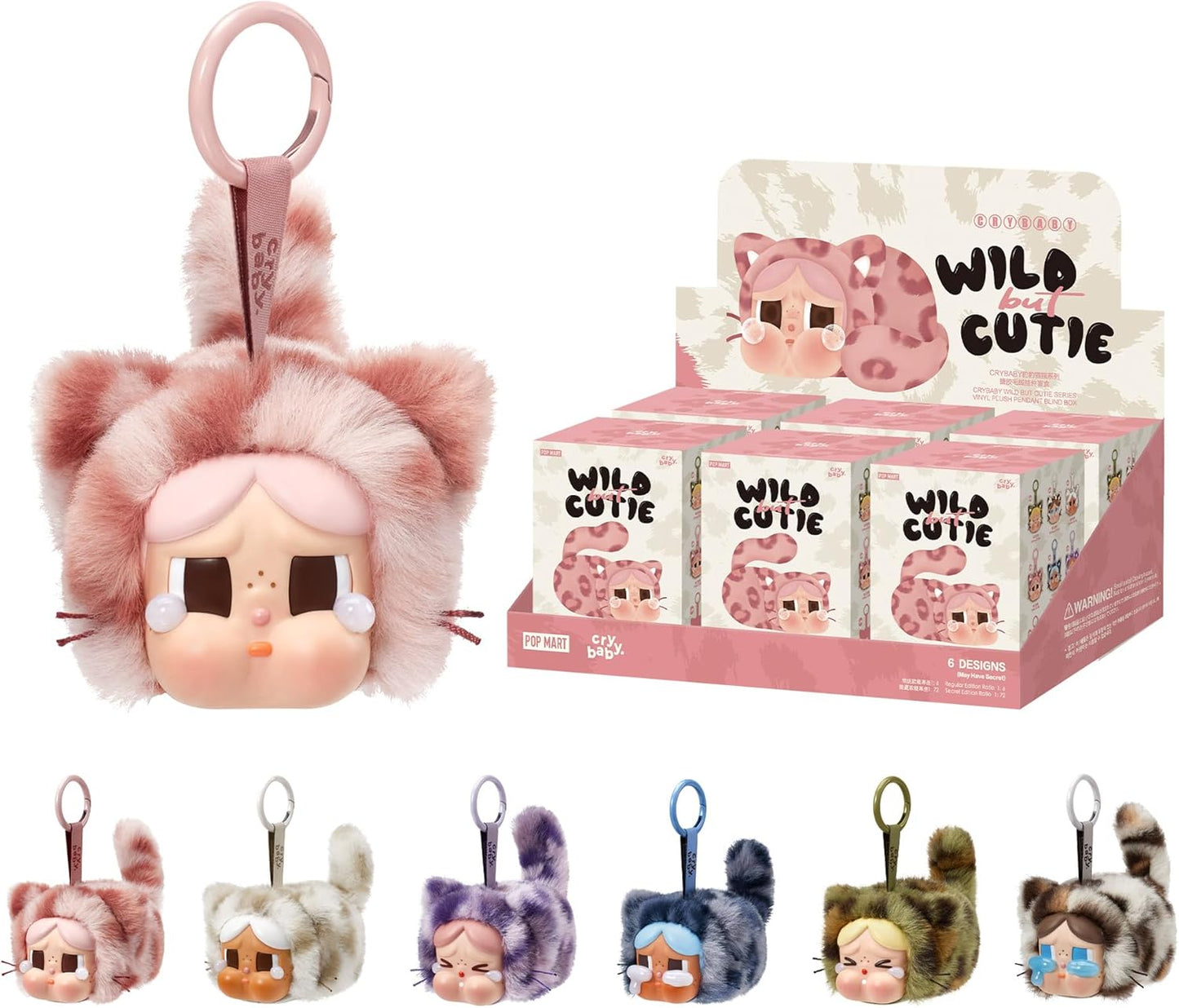 Discover the Adorable Crybaby Wild but Cutie Series - Surprise Vinyl Plush Pendant Blind Box Collectibles for Boys and Girls - Perfect Gifts for Every Celebration!