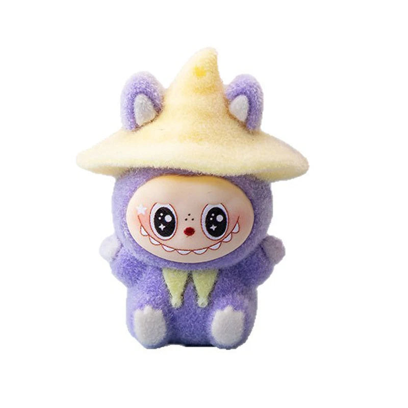 Lububu Kawaii Anime Flocked Figure – Random Blind Box Collectible Desk Toy (1PC)