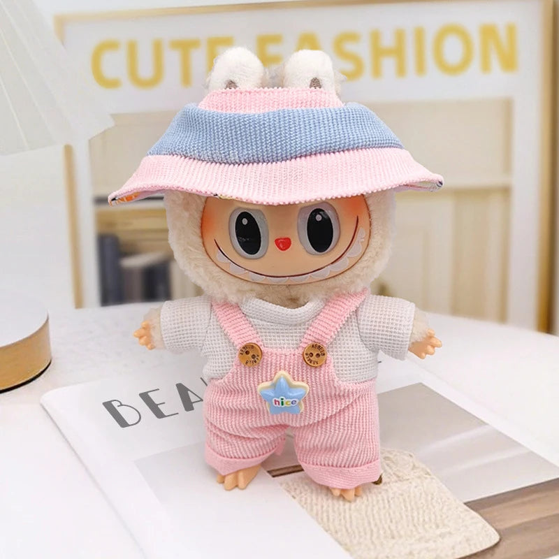 Cute Labubu Doll Clothes & Accessories – Fits 15–17cm Dolls | Bee, Dinosaur, Shark, Baby Styles & More