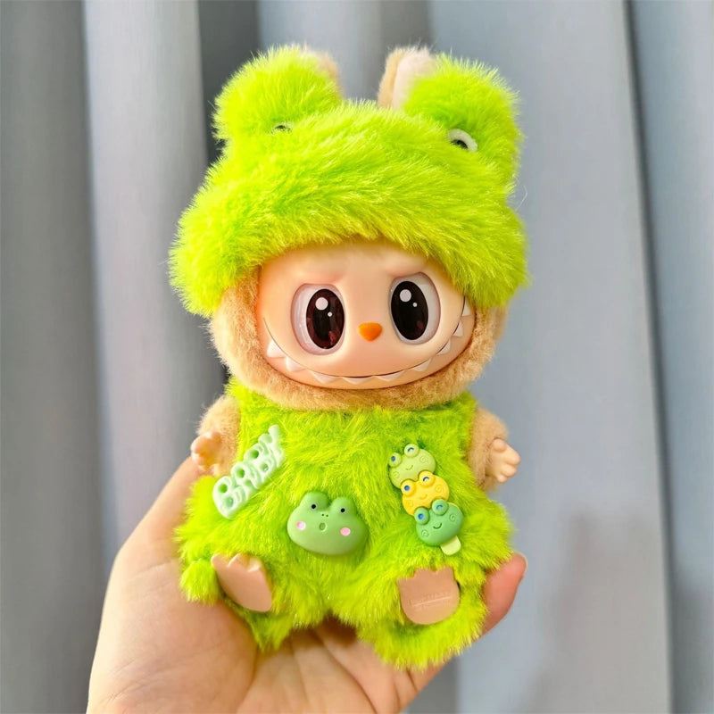 Cute Labubu Doll Clothes & Accessories – Fits 15–17cm Dolls | Bee, Dinosaur, Shark, Baby Styles & More