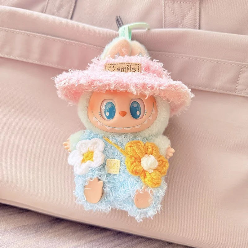 Cute Labubu Doll Clothes & Accessories – Fits 15–17cm Dolls | Bee, Dinosaur, Shark, Baby Styles & More