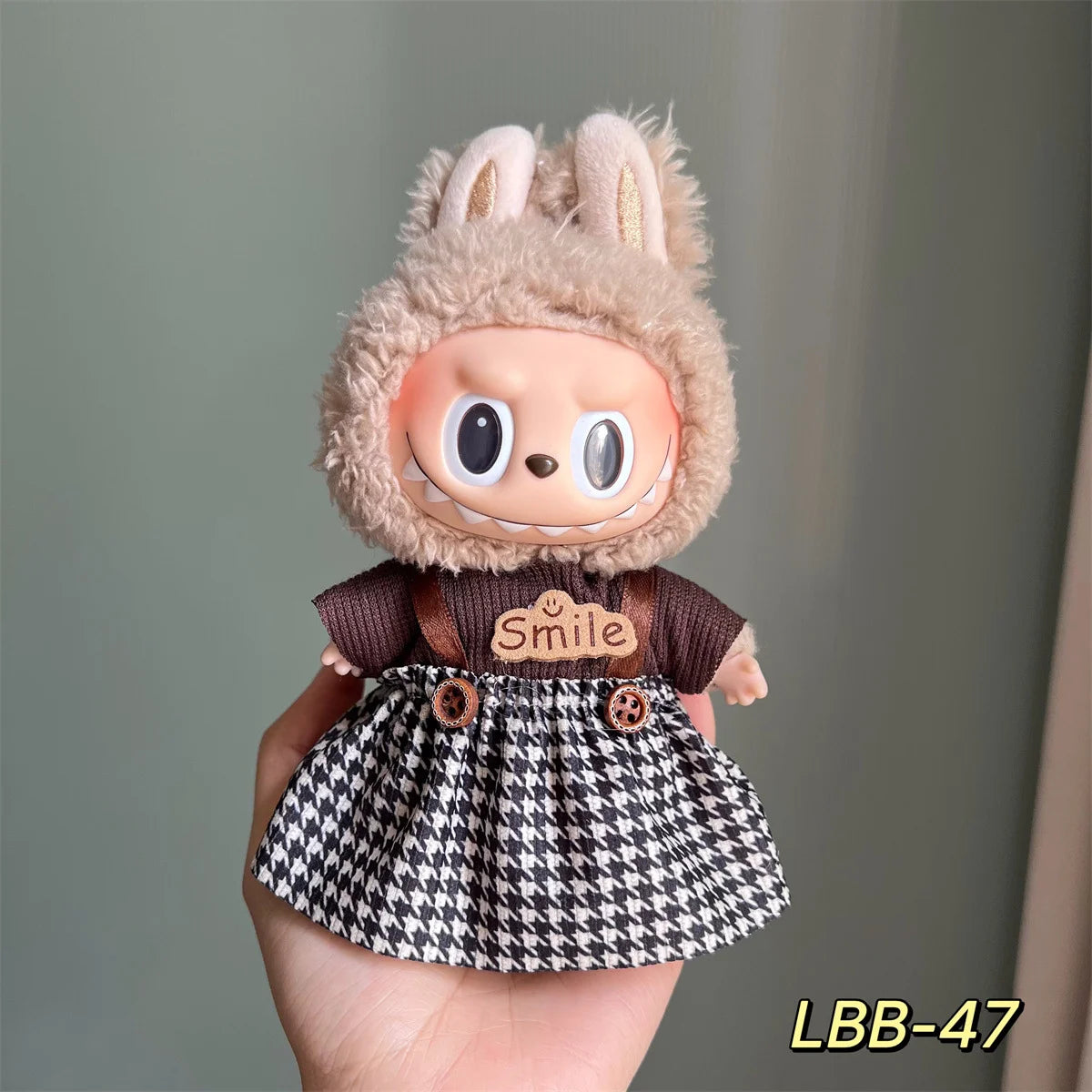 Cute Labubu Doll Clothes & Accessories – Fits 15–17cm Dolls | Bee, Dinosaur, Shark, Baby Styles & More