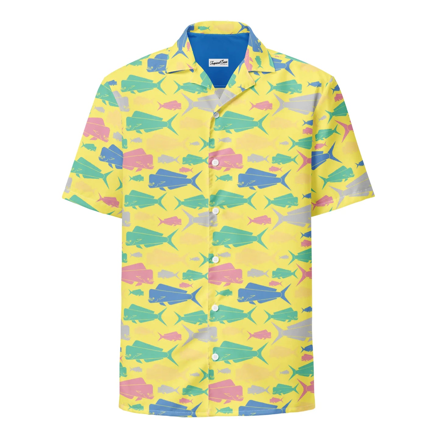 Dorado Fish Island Button Down Hawaiian Shirt - Coastal Summer 2024 Co