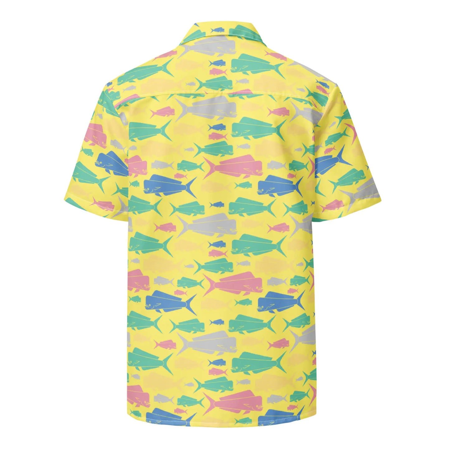 Dorado Fish Island Button Down Hawaiian Shirt - Coastal Summer 2024 Co