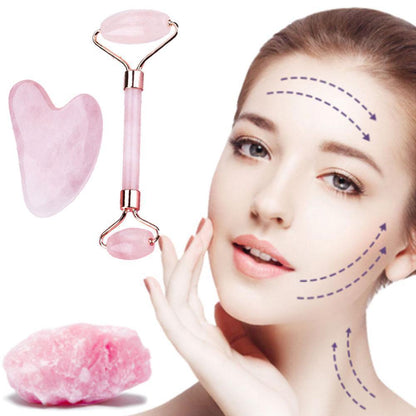 Gua Sha Stone for Face – Black Facial Massage Tool for Wrinkle Removal & Skin Lifting