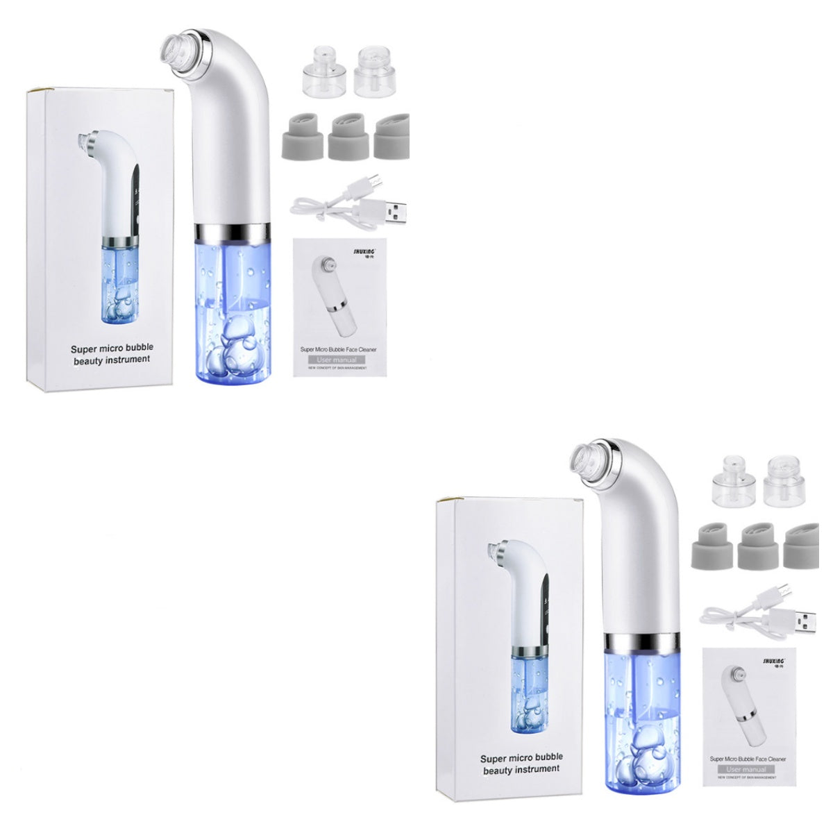 Rechargeable Blackhead Remover Vacuum – Pore Cleaner & Comedone Extractor Tool