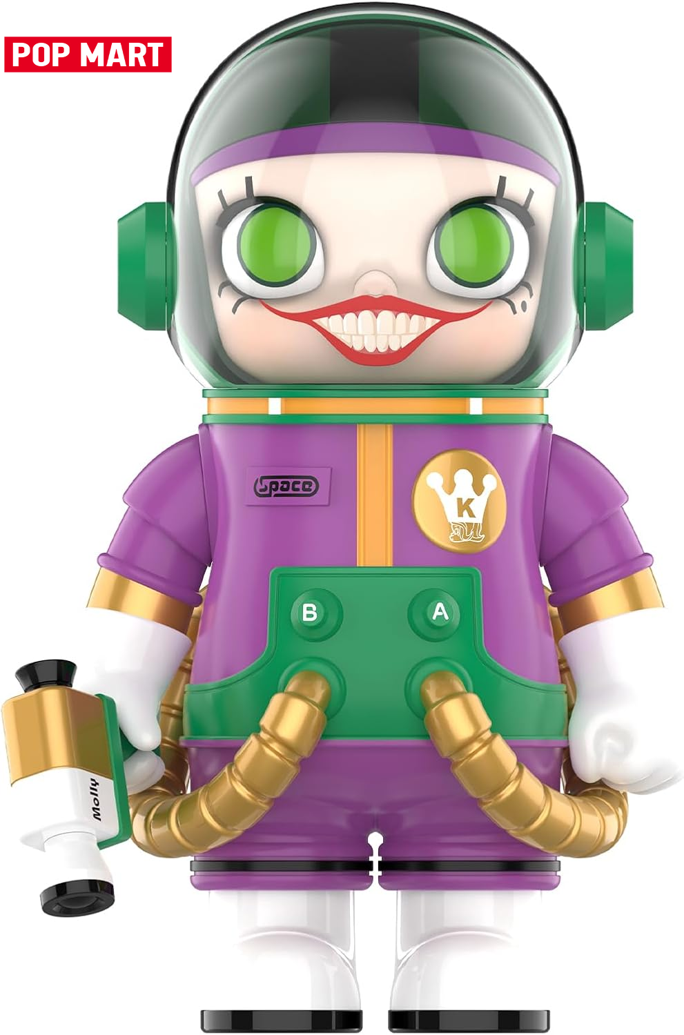Mega Space Molly 400% Joker Collection Figurine - Exquisite 11.8 Inch Collectible Art Toy for Modern Home Décor