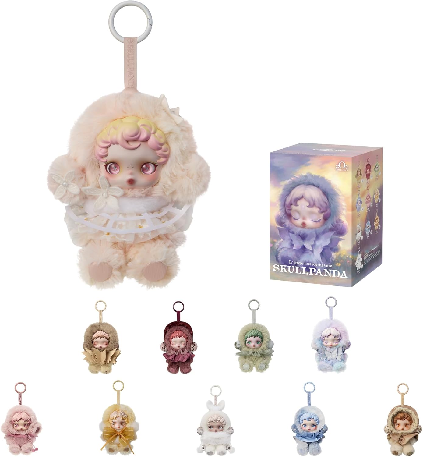 Discover the Excitement of SKULLPANDA L’Impressionnisme Series Plush Doll - Collectible Blind Box Figures for Home Decor and Perfect Gifts for All Occasions