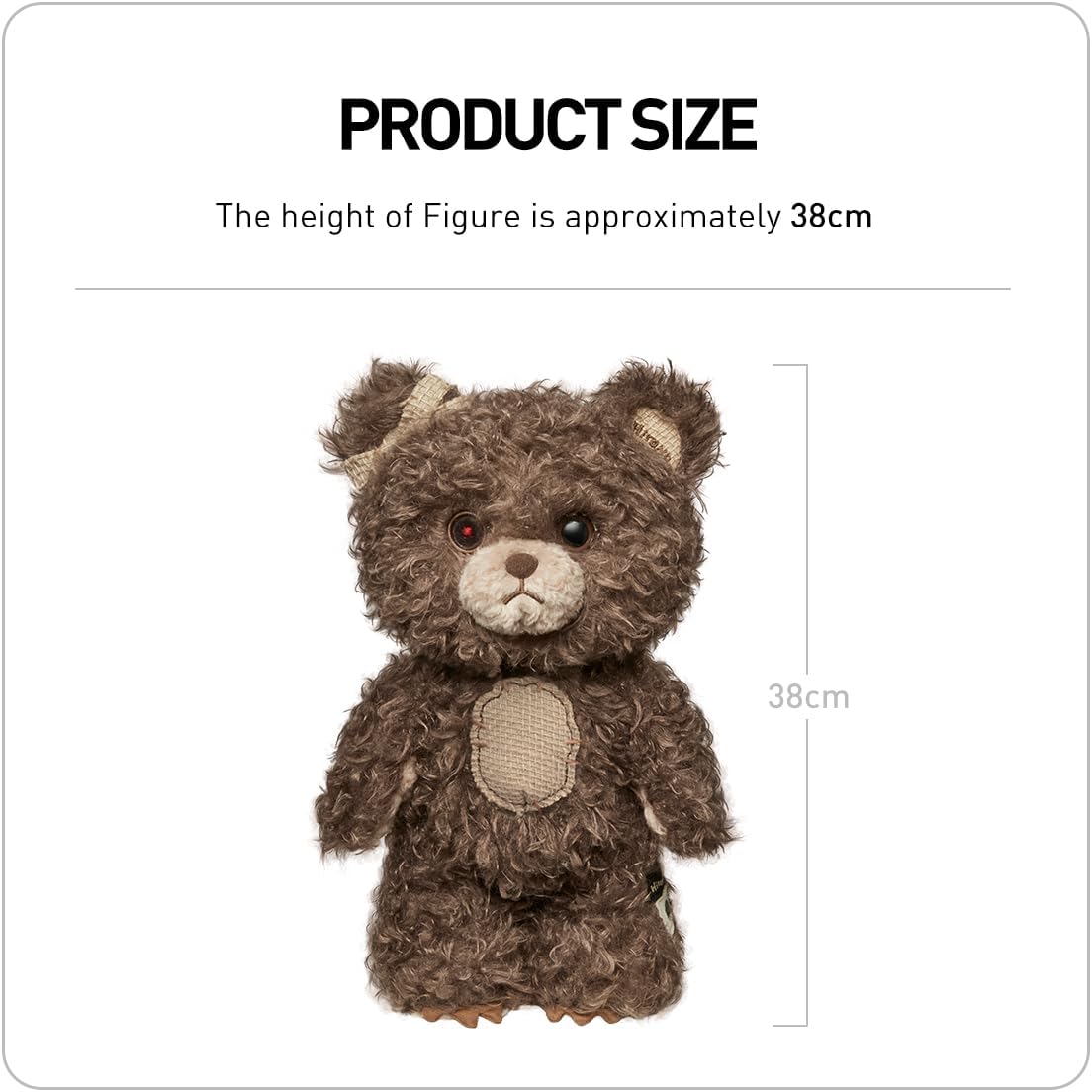 Discover the Enchanting Hirono Bear Vinyl Plush Doll - A 14.96