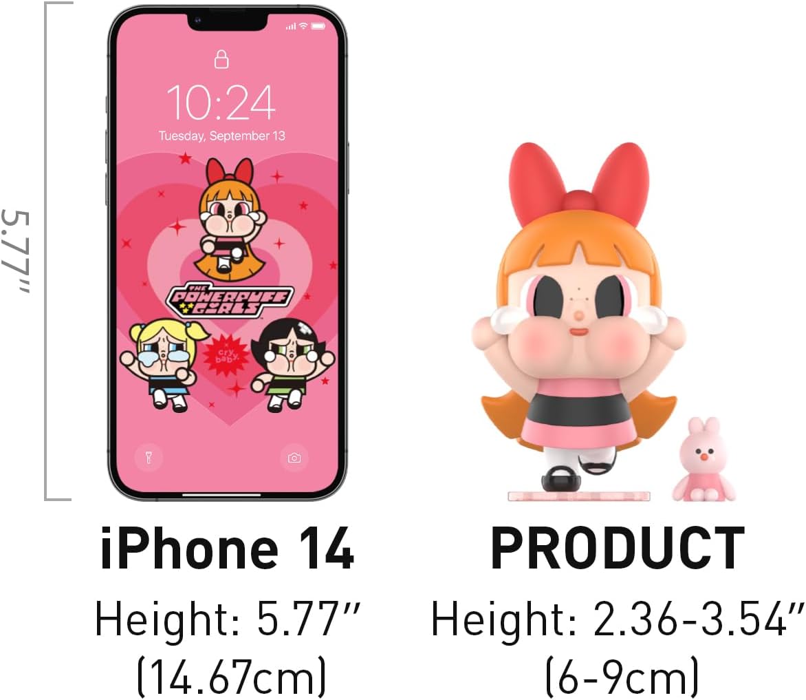 Unlock the Magic of CRYBABY X Powerpuff Girls – 12 Exciting Random Blind Box Action Figures Perfect for Kids' Birthdays and Holiday Surprises!