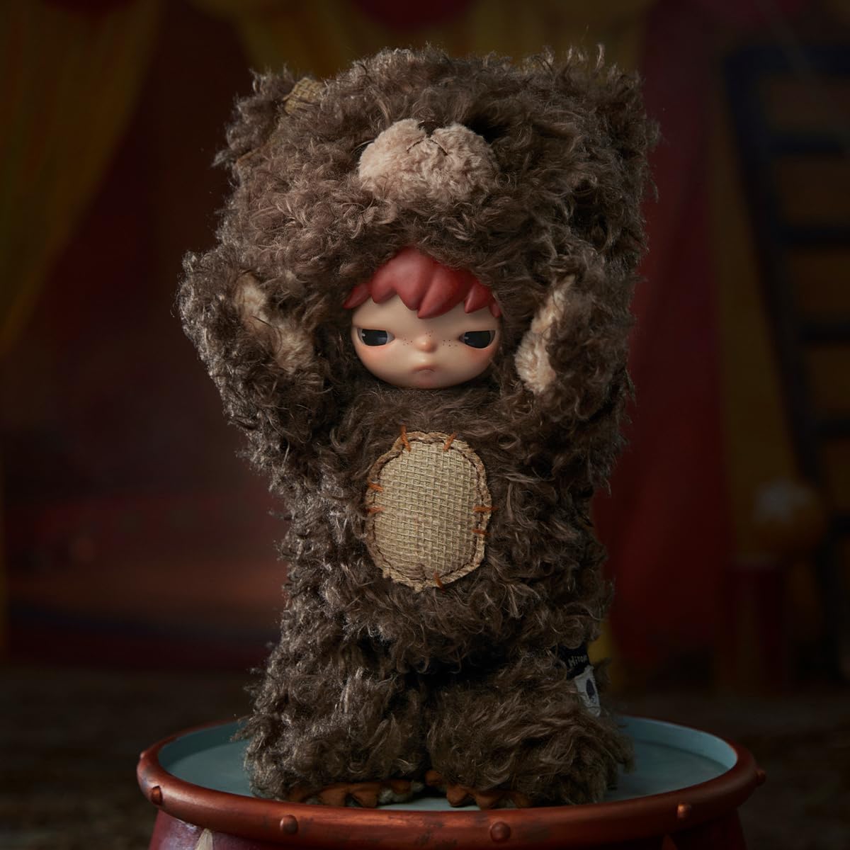 Discover the Enchanting Hirono Bear Vinyl Plush Doll - A 14.96 Inch Collectible Treasure for All Ages!