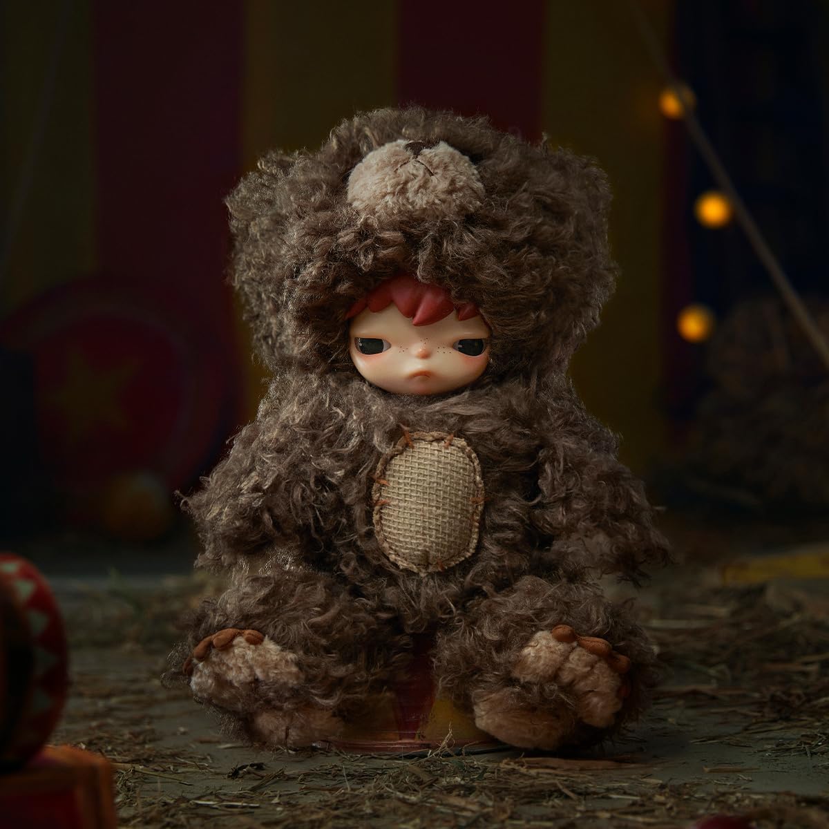 Discover the Enchanting Hirono Bear Vinyl Plush Doll - A 14.96