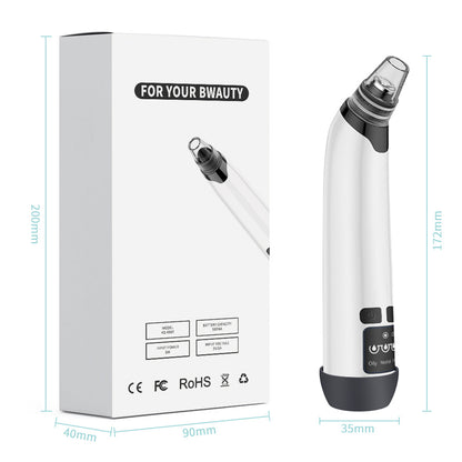 Electric Blackhead Remover & Facial Pore Vacuum – Skin Scrubber & Acne Cleaner Tool