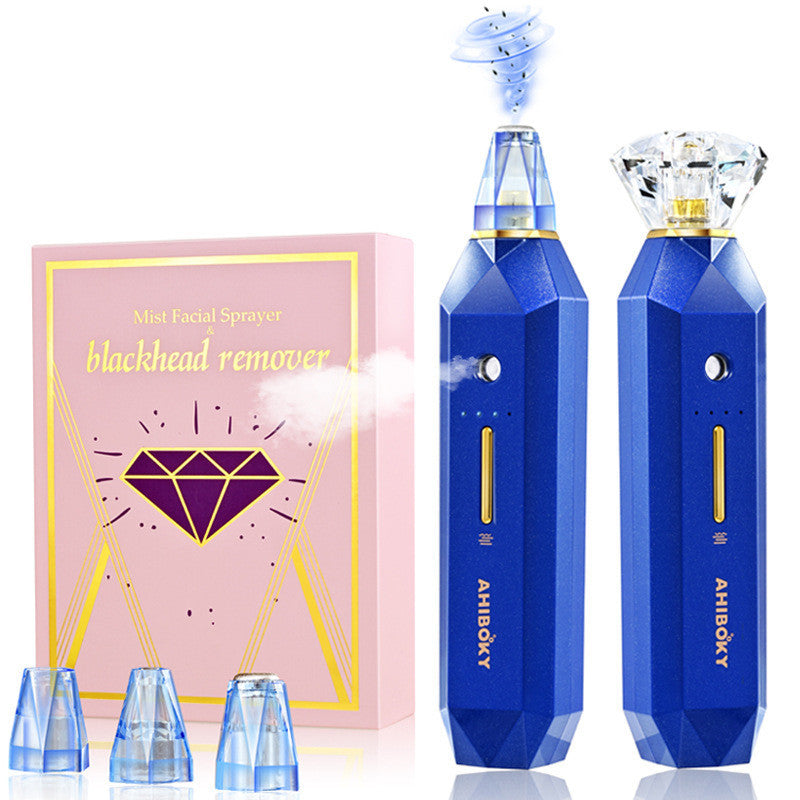 2-in-1 Blackhead Remover & Facial Steamer – Pore Vacuum with Hydrating Mist for Deep Skin Cleansing