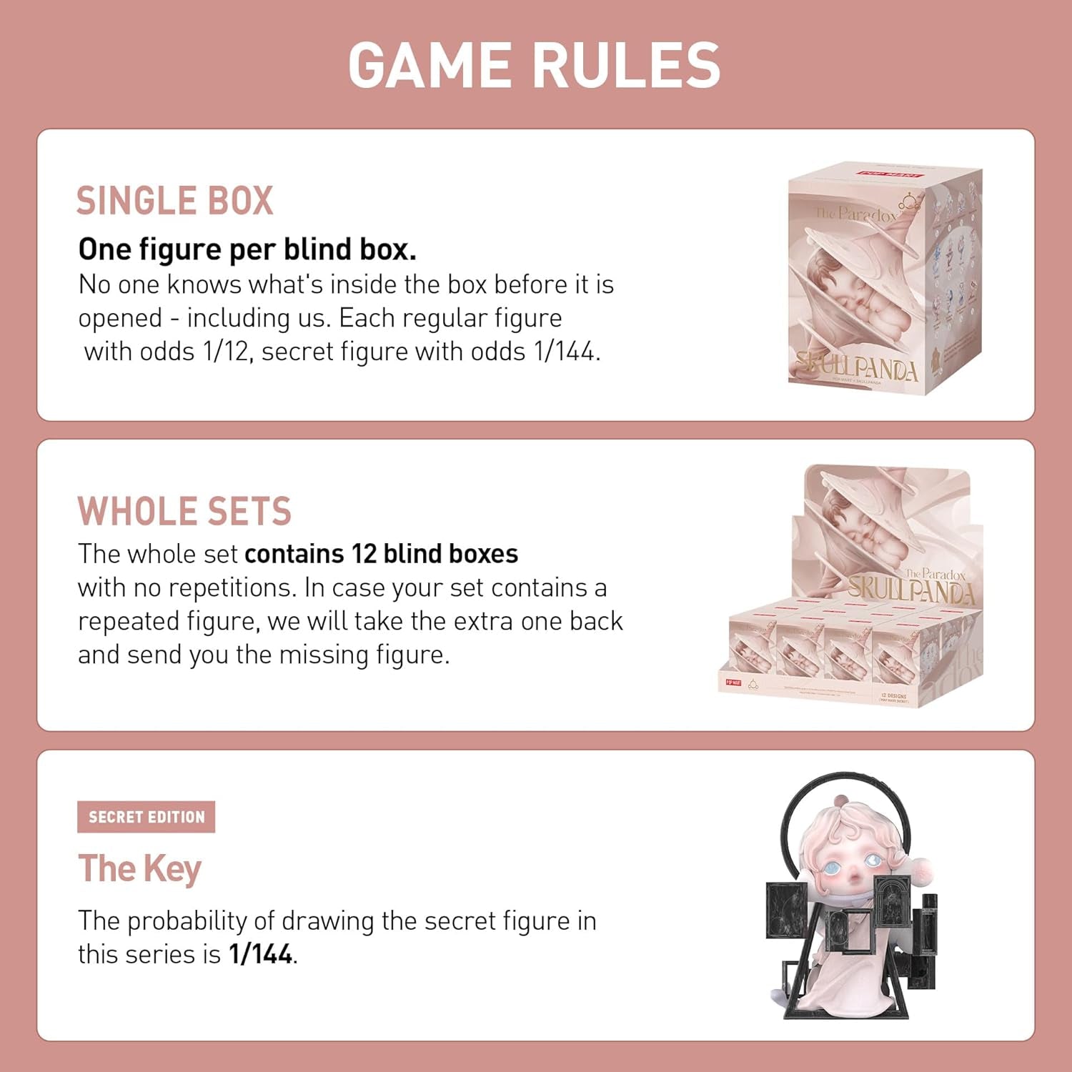 Unleash the Excitement with SKULLPANDA The Paradox Series Blind Box Figures - Collectible Action Figure Surprises for Home Decor and Gifting!