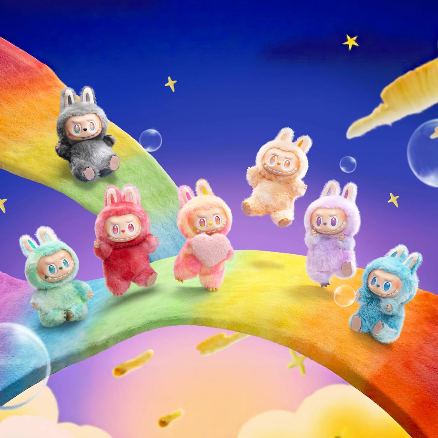 POP MART The Monsters Big Into Energy Series – Vinyl Plush Pendant Blind Box Collectible Figure (1 Random Design)