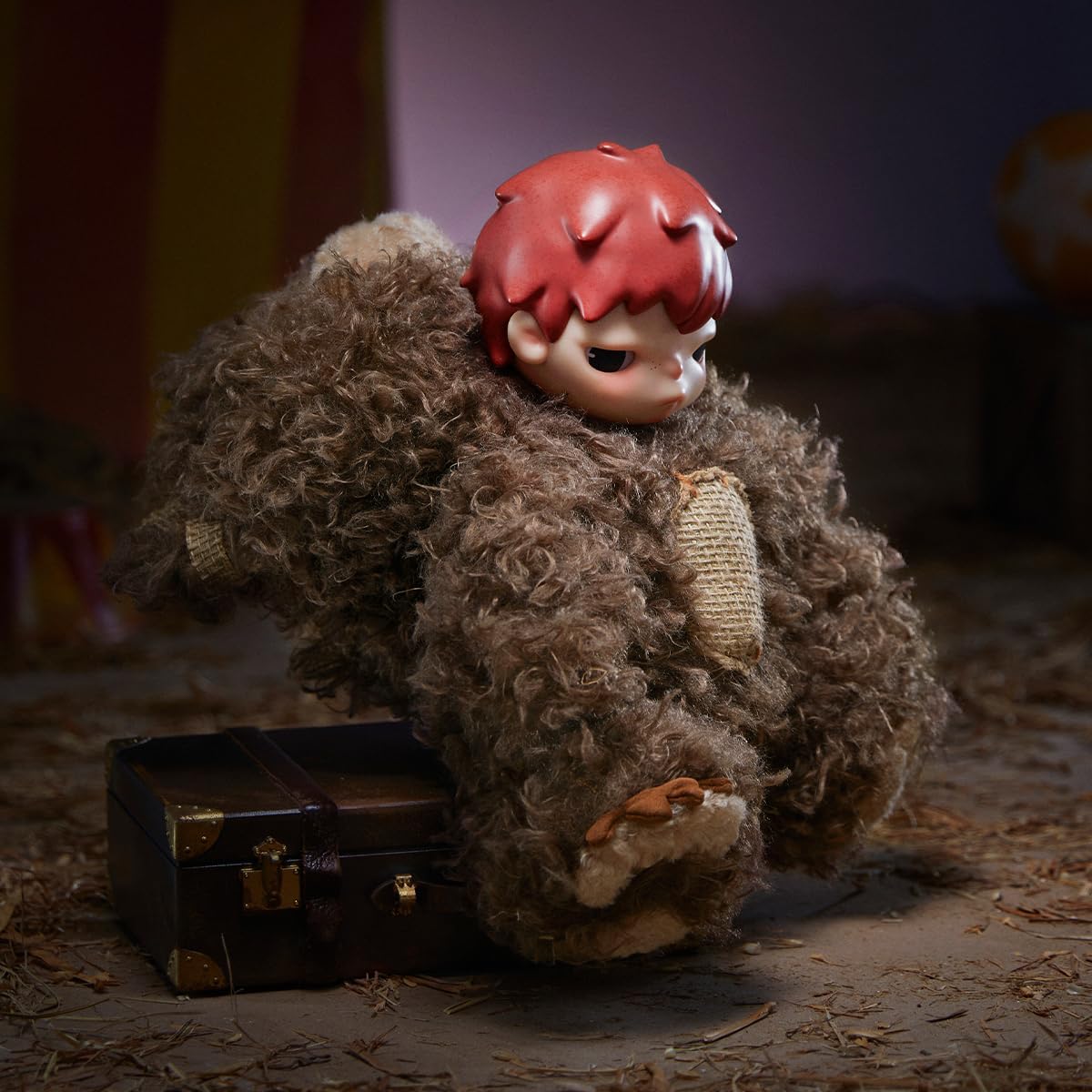 Discover the Enchanting Hirono Bear Vinyl Plush Doll - A 14.96 Inch Collectible Treasure for All Ages!