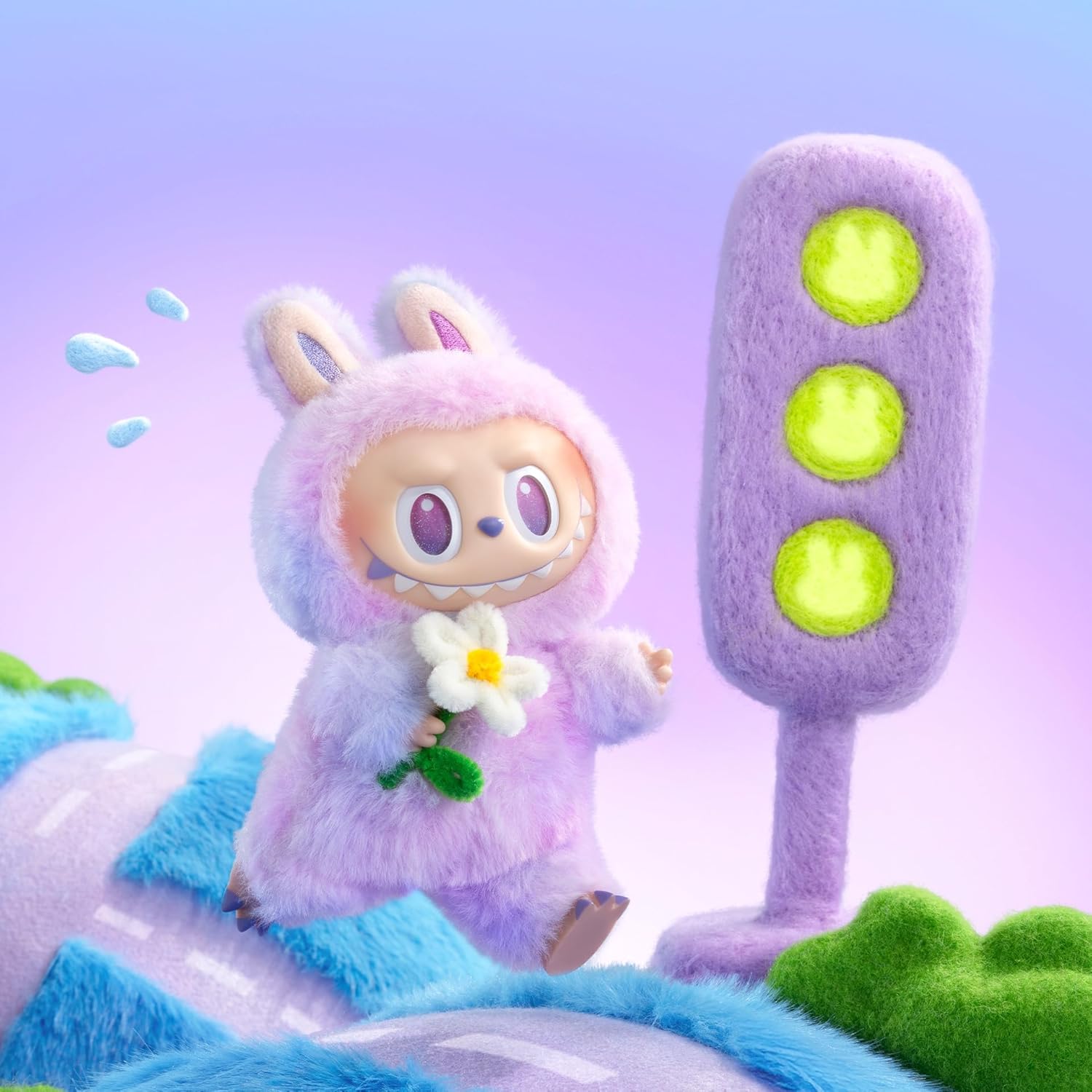 POP MART The Monsters Big Into Energy Series – Vinyl Plush Pendant Blind Box Collectible Figure (1 Random Design)