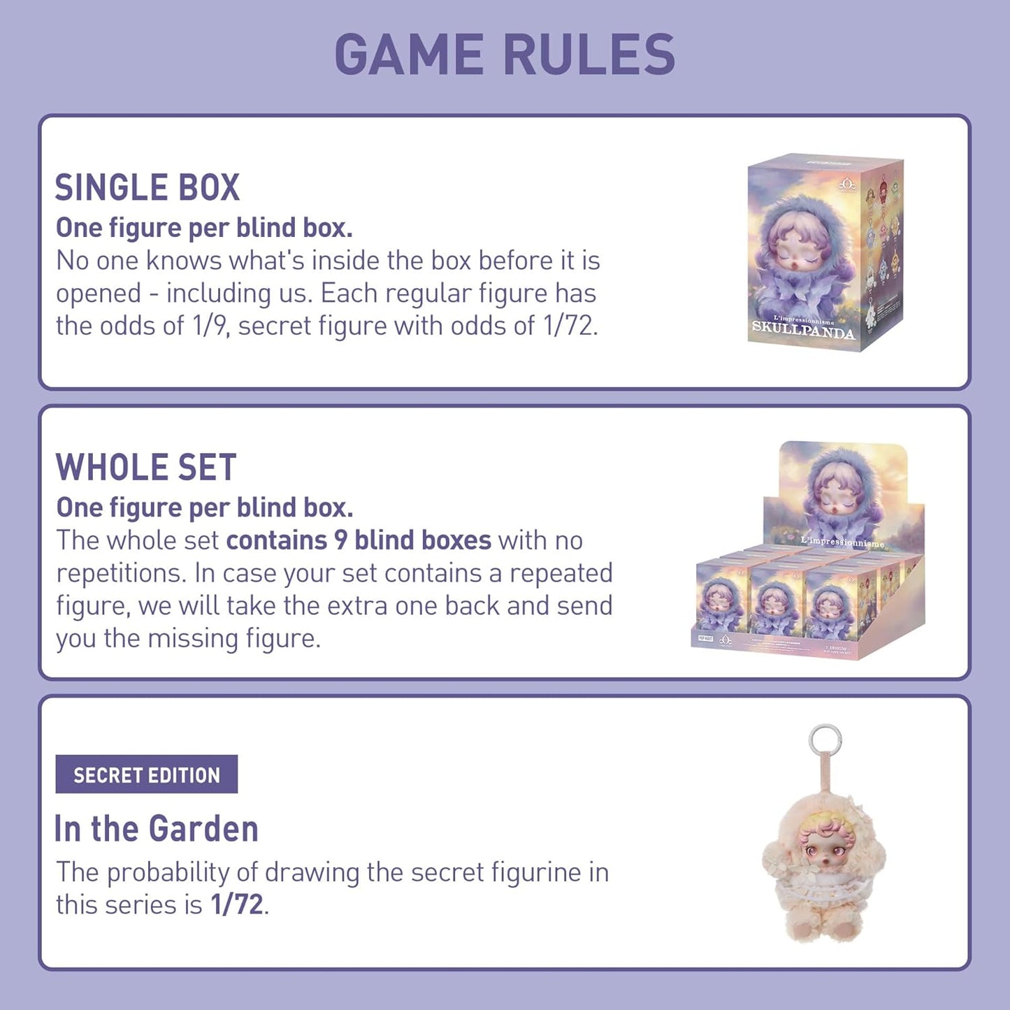 Discover the Excitement of SKULLPANDA L’Impressionnisme Series Plush Doll - Collectible Blind Box Figures for Home Decor and Perfect Gifts for All Occasions