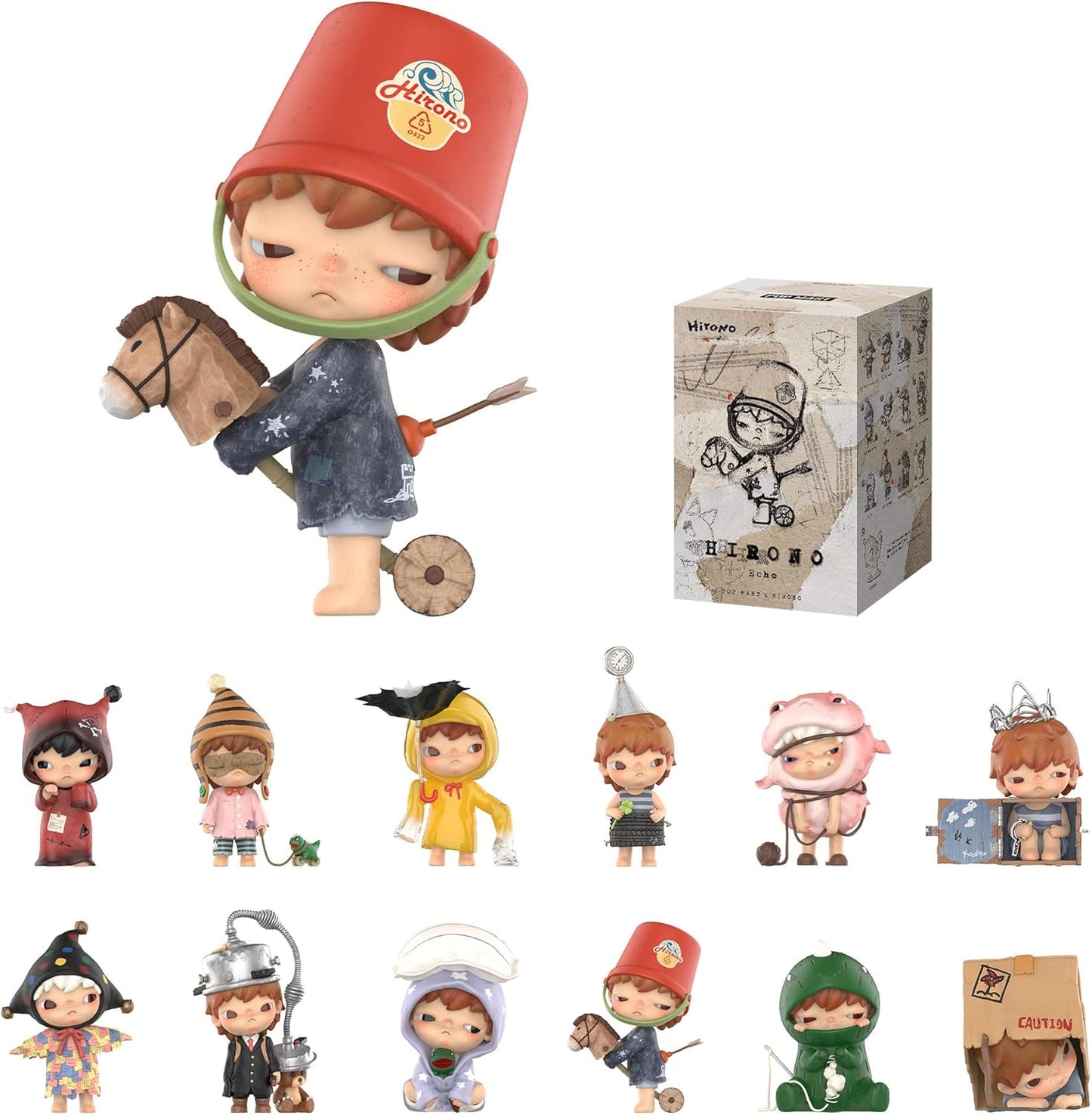 Unwrap the Excitement with Hirono Echo Series - Collectible 12-Piece Blind Box Action Figures for Home Decor and Gifts for All Ages