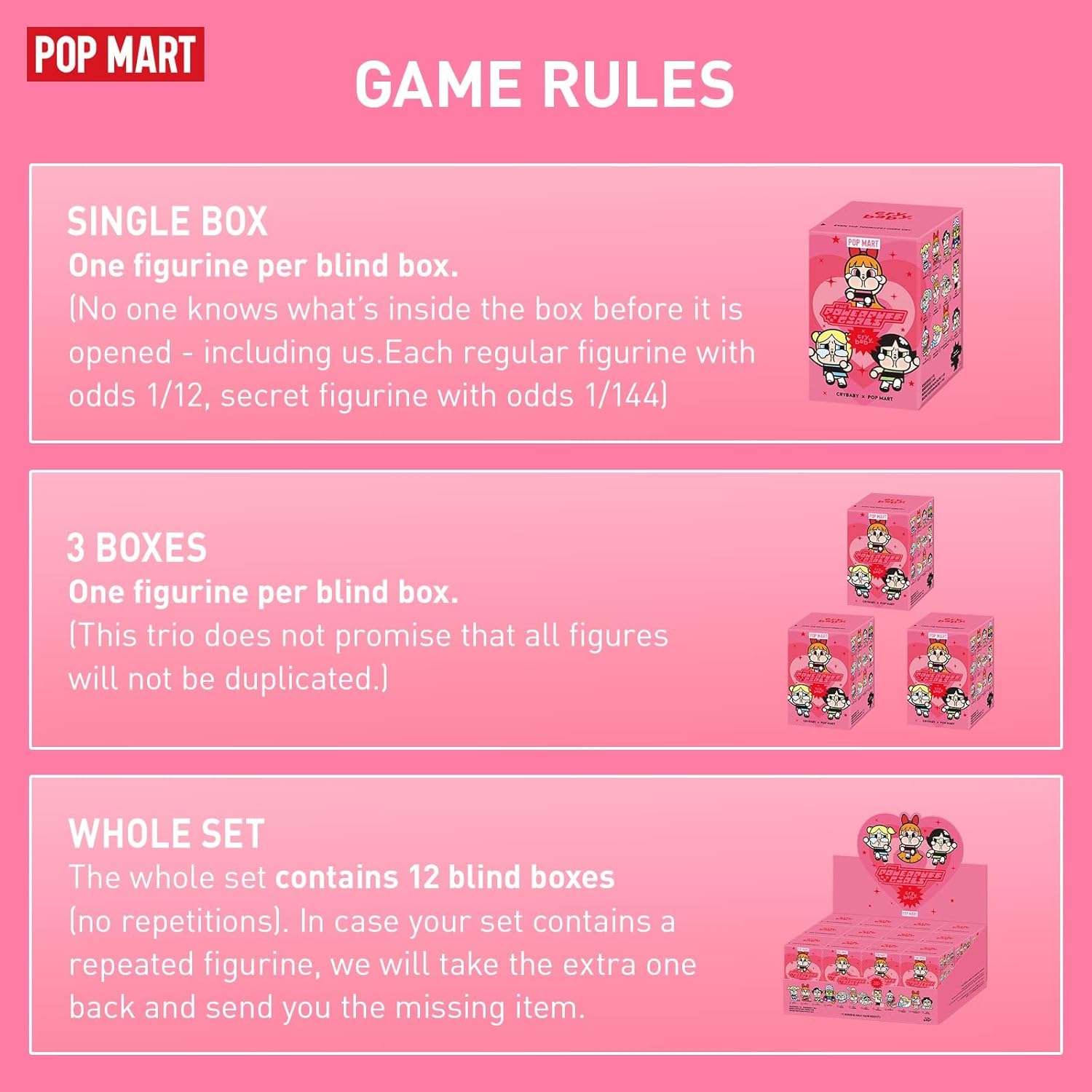 Unlock the Magic of CRYBABY X Powerpuff Girls – 12 Exciting Random Blind Box Action Figures Perfect for Kids' Birthdays and Holiday Surprises!