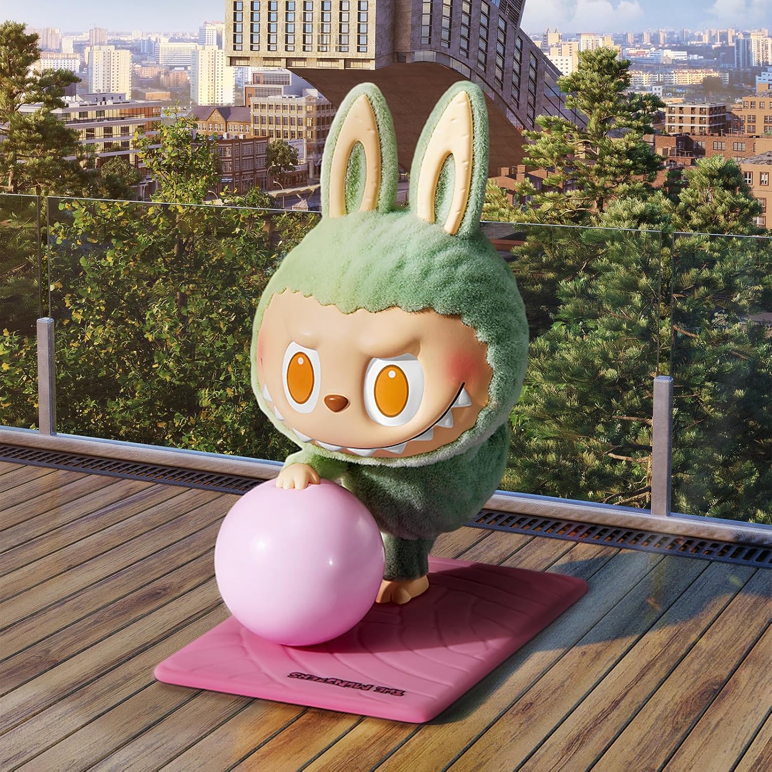 POP MART The Monsters Lazy Yoga Series – Complete 10-Piece Blind Box Collectible Figures Set | Random Design, Premium Quality, Authentic Guarantee