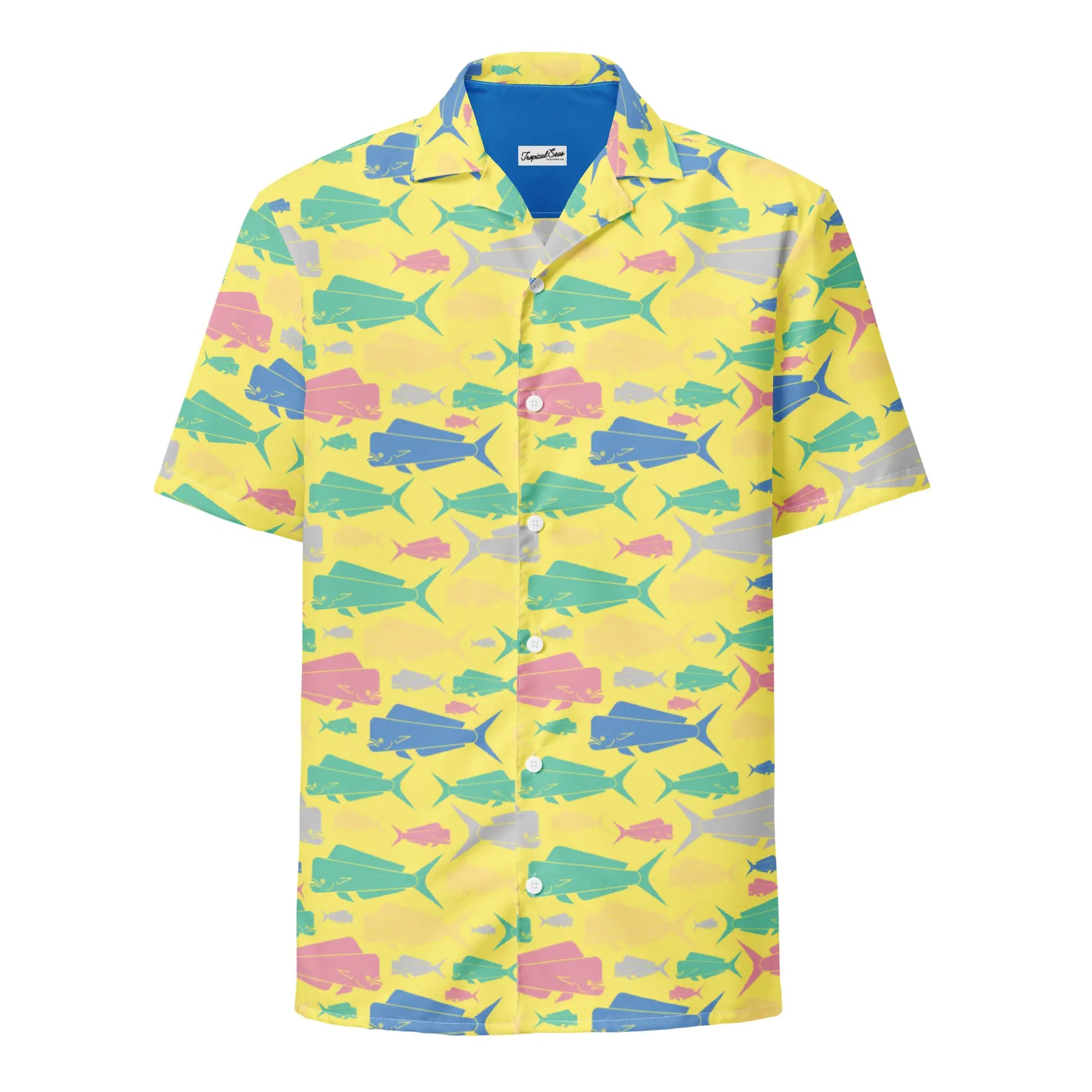 Dorado Fish Island Button Down Hawaiian Shirt - Coastal Summer 2024 Co