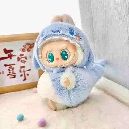 Labubu Plush Doll Set – Cute Monkey, Shark, Dinosaur & More (Keychain Soft Toy)