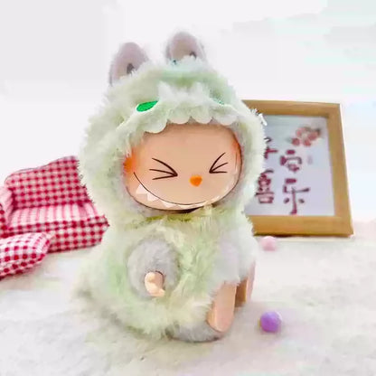 Labubu Plush Doll Set – Cute Monkey, Shark, Dinosaur & More (Keychain Soft Toy)