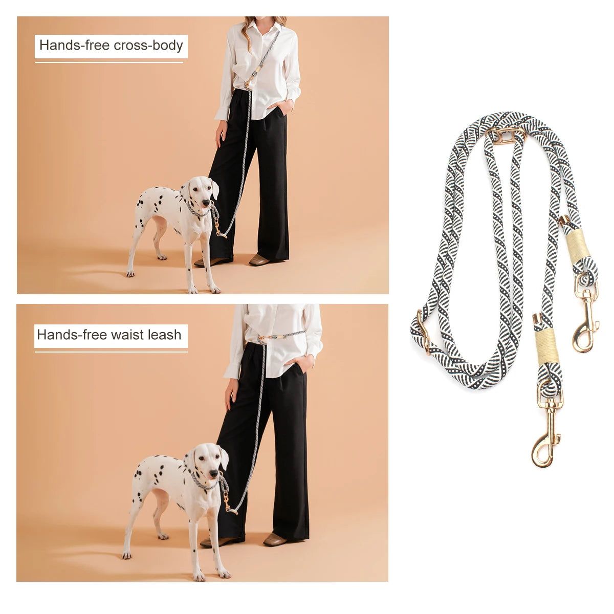 Hands-Free Dog Leash – 10-in-1 Multifunction Running & Walking Belt for All Dog Sizes