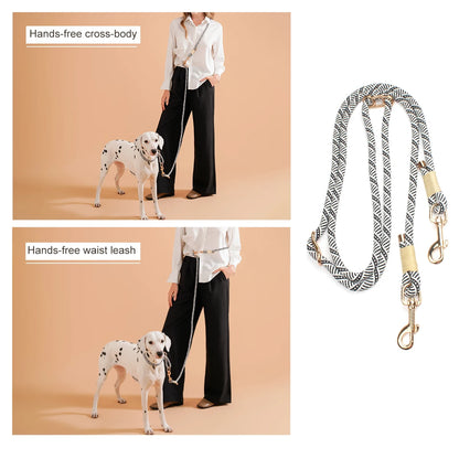 Hands-Free Dog Leash – 10-in-1 Multifunction Running & Walking Belt for All Dog Sizes