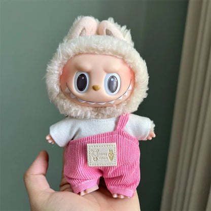 Labubu Doll Clothes & Accessories – Fits 15–17cm Plush Dolls (Bee, Shark, Dinosaur Styles)