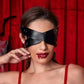 Gothic Leather Eye Mask for Events